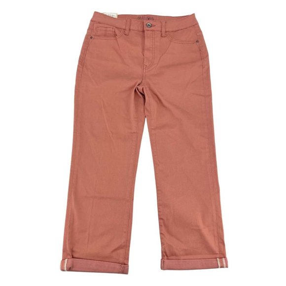 Santana Jeans | Women's Denim Capri Pants | Pink | Size 10 - Picture 1 of 2